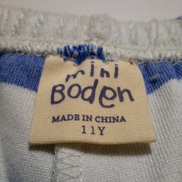 Mini Boden bold striped towelling shorts - Picture 11 of 13